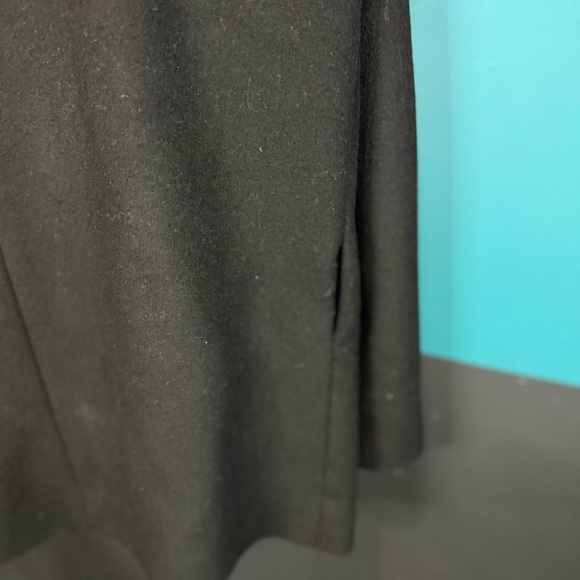 Babaton Classic Black Pea Coat size Medium Wool and Cashmere - Picture 6 of 16